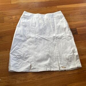 St John Sport white tennis skirt Sz 0